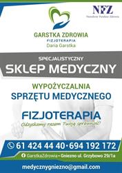 Sklep Medyczny Fizjoterapia Garstka Zdrowia, Wypożyczanie Sprzętu Specjalistycznego