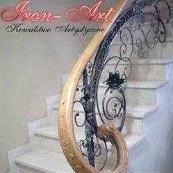 Kowalstwo Artystyczne Iron-Art - balustrady wewnętrzne, metaloplastyka Łódź