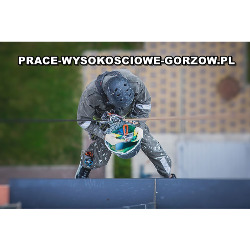 Prace wysokościowe - czyszczenie hal, dachów, okien, wycinka drzew