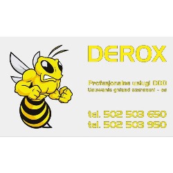DEROX - usługi DDD, usuwanie gniazd szerszeni, os.