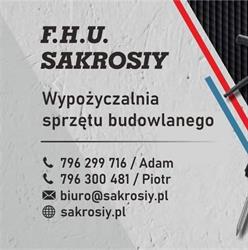 Wypożyczalnia sprzętu budowlanego SAKROSIY